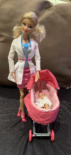 barbie nurse with babies
